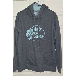Women's Size X-Large Bass Pro Shops Pullover Hoodie Gray XL